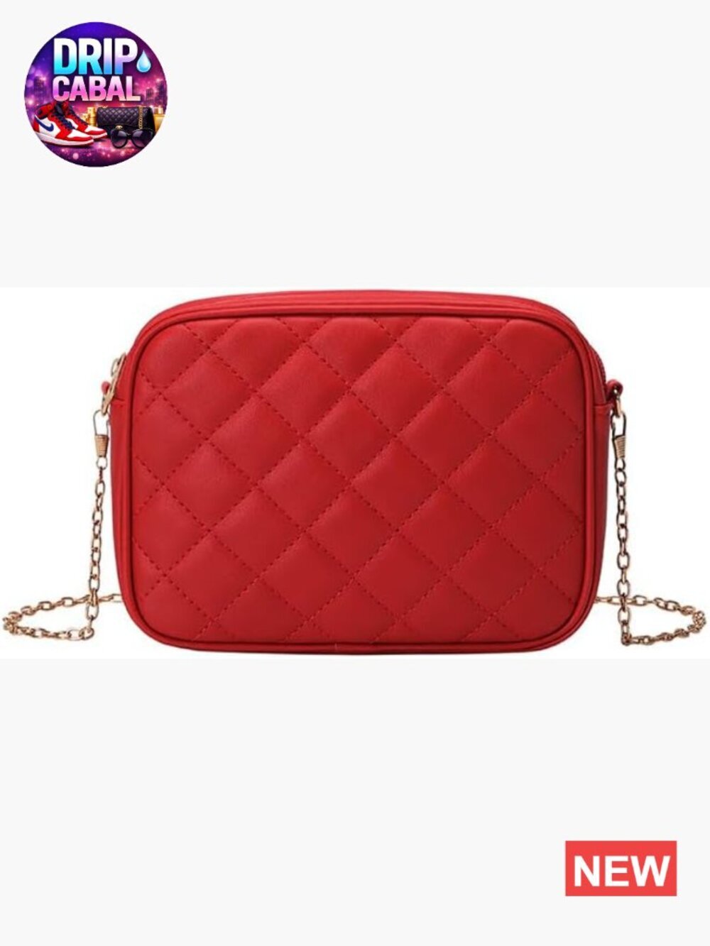 Small Quilted PU Crossbody Bag Shoulder Purse Satchel Camera Pouch Trendy